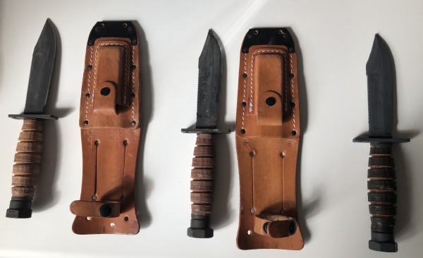 RIDGED GRIP HUNTING KNIFE SET KN013